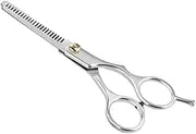 VICASKY Barber Scissors Hair Cutting Tool Hair Trimming Scissors Stainless Steel Scissor Barber Scissor for Salon Haircut Accessory Hairdressing Supply Silver Zinc Alloy