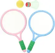 TOYANDONA 1 Set Badminton Racket Set Lightweight Rackets Shuttlecocks for Outdoor Leisure Activity for Over Years Old Young Athletes