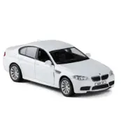 BMW M5 1:36 Diecast Model Car Pull Back Toy Vehicle Gifts for Kids Boys White
