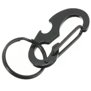 6Pcs D-Type Carabiner Snap Keyfob Hook Keychain Hanging Buckle Edc Tool