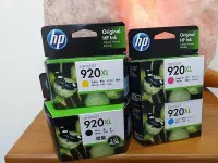 在飛比找Yahoo!奇摩拍賣優惠-☆呈運☆HP 920XL原廠4色1組黑紅黃藍CD975AA+