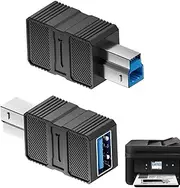 USB Printer Adapter - USB to B 3.0 Convert Connector | High-Speed Data Transfer Converter for Computer Laptop Scanner Host Hard Drive