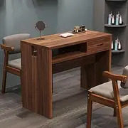PP-Kic Wooden Professional Manicure Table, Modern Beauty Salon Workstation Manicure Table, Manicure Table for Makeup Beauty Spa Salon, Manicure Table for Beauty Salon,100 * 40 * 78cm