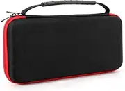 ZYHKJYL Carrying Case for Nintendo Switch/Switch OLED，Soft Compact Carrying Case Pouch, for Nintendo Switch/OLED Console & Accessories, Lightweight Great for Travel (Black)