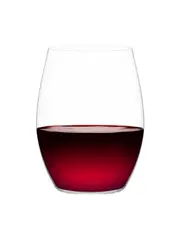 Plumm Outdoors Stemless RED+ Unbreakable Polycarbonate Wine Glass Set - 4 Pack
