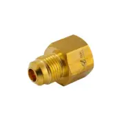 Proline Series 3/8-in x 1/2-in Threaded Flare X Fip Adapter Coupling Fitting