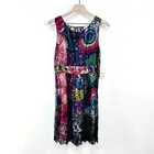 Desigual Cirque du Soleil Lace Mesh Sheath Dress 38 Small NWT Artsy Art to Wear