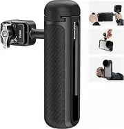 NEEWER Quick Release Side Handle for Phone Cage PA073 PA074 for iPhone 16 Pro/16 Pro Max, PA042 for Samsung S24 Ultra, with Covered Cold Shoe, Anti Off Pin, Silver Lock, PA045S