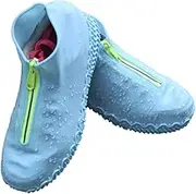 Generic 1 Pair Silicone Shoes Protective Cover Skid Rain Boots Cover for Outdoor Use Reusable Easy to Clean