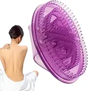 Scalp Massage Brush, Neck Meridian Massager, Silicone Manual Meridian Massage Brush for Feet, Legs, Hands, Neck, Muscles, Arms