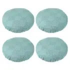 4 Pcs Bar Stool Cover Elastic Bar Stool Seat Covers for 14"-18" Chair Light Blue