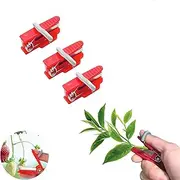 3 pcs Multifunctional Gardening Thump Knife,Garden Cutter Finger Fruit Picker, Thumb Knife for Picking Fruits Vegetable Trimming Separator Harvesting Farm Garden Tomatoes Orchard Oranges Citrus (3)