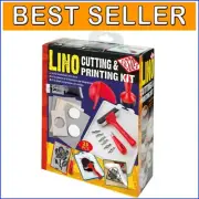 All-in-One Lino Printing Set: Cutters, Ink, and Unique Patterns Included