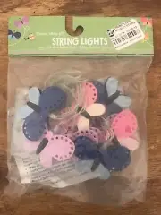 String Lights 8 Warm Lights Butterfly Novelty batteries Not Included