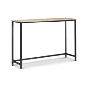 Rome Industrial Style Console Table Oak