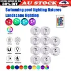 Submersible Aquarium Waterproof RGB Light Underwater Pool Pond Lamp With Remote