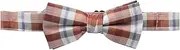 Isaac Mizrahi Big Boys' Orange-Plaid Bow Tie