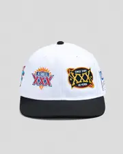 [DC Shoes] DC Shoes Men's 30 Year Champion Snapback Cap in White/Black One Size White/Black