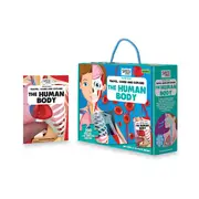 200pc Sassi Junior The Human Body Anatomy Educational Puzzle & Book Set Kids 6y+