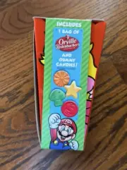 Super Mario Game Night Candy Popcorn Set Bucket Frankford Peach Bowser Luigi NEW