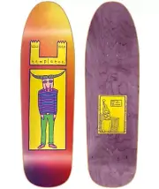 Old School New Deal Ed Templeton Bull Man Reissue Neon Skateboard Deck 9.35"