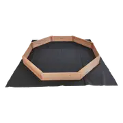 Kids Sand Pit Large Octagonal Wooden Sandpit