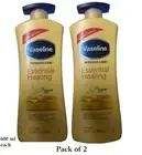 2 X Vaseline Intensive Care Essential Healing Body Lotion 600ml each (Pack of 2)