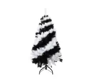 Tree Buddees Black and White Swirl Halloween Tree - Unique Christmas Tree 4 F...
