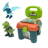 在飛比找博客來優惠-【Party World】恐龍組裝玩具收納椅-暴龍、翼龍