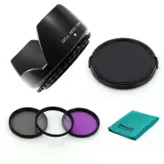 82 PETAL LENS HOOD + CPL UV FLD Filters + CAP for Sigma 24-70mm f/2.8 CAMERA,NEW