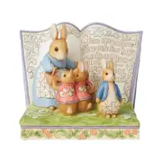Beatrix Potter by Jim Shore Peter Rabbit Storybook Flopsy, Mopsy, Cotton-Tail 6008742