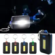 Mountaineering Keychain Torch Mini Flashlight Ring Key LED Camping Lighting AU