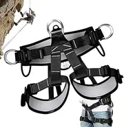 Tree Climbing Harness | Climbing Safety Belt Harness,Strong Load-Bearing Straps, Thick Support Belts for Caving Rock Climb Rappelling Equip