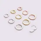 Surgical Rhinestone Nose Rings-Stud Fashion Body Piercing Hinge Ring Jewelry 1pc