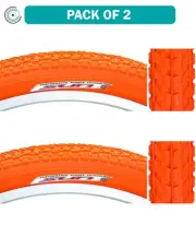 Pack of 2 Sunlite Cruiser 927 26x2.125 Clincher Wire TPI 40 Or/Org Reflective