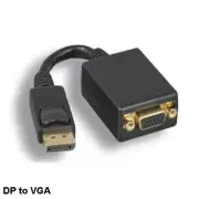 KNTK DisplayPort to VGA Adapter w/ Latch DP to HD15 for PC Mac CRT Projector