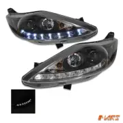 DAY-Time LED DRL Projector Head Lights for Ford Fiesta 09-12 Headlight WS WT