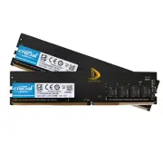 Crucial 2x 16GB 1RX8 PC4-2400T DDR4 RAM 19200MHz 288Pin UDIMM Desktop Memory