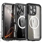 For iPhone 16 15 14 Pro Max Case Waterproof Shockproof Heavy Duty MagSafe Cover