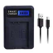 LP-E17 LPE17 LP E17 LCD USB Battery Charger for Rebel T6i 750D 800D