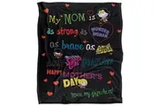 Justice League My Mom Is Mothers Day Blanket (Multicoloured) (One Size)