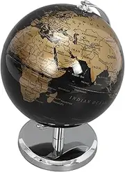 CAXUSD Globe Ornament Globe Earth Desk Decor Geographic Antique Educational World Desk Decor Decorations Mini Sphere Office Earth Small Map of The World Adults Large Abs