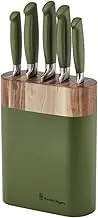 Stanley Rogers Olive Oval Knife 6 Piece Block Set
