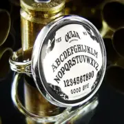 Ouija Board Ring - Gothic Occult Horror Handmade Silver Adjustable Ring