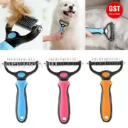 Dematting Brush Undercoat Rake Deshed ding Pet Grooming Dog Comb Cat