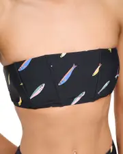 Staud Mala Bandeau Bikini Top