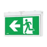 Lampada Defender Surface Mounted LED Emergency Exit Sign - White