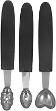 MUCKLILY Ice Cream Scooper Trigger Professional Ice Scoop Spoon Fruit Scoop Ball Maker Set