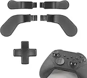 5 in 1 Elite Controller Paddles for Xbox One Elite 1 Controller Metal Paddles for Xbox One Elite Series 2 Controller Paddles with 1 D Pad for Xbox Elite Series 2 Core Controllers (Black)