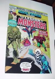 Legion of Monsters Poster # 1 Marvel Ghost Rider Man-Thing Werewolf by Night